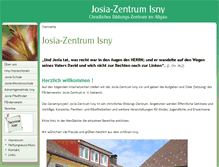 Tablet Screenshot of josia-zentrum.de